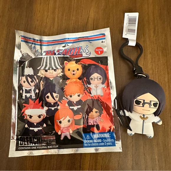 Bleach Uryu Ishida Figural Bag Clip - Picture 1 of 3